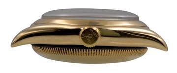 Thumbnail von Rolex Oyster Perpetual 3131 BubbleBack Ivory radium dial yellow gold 14KT 1948's </h1>