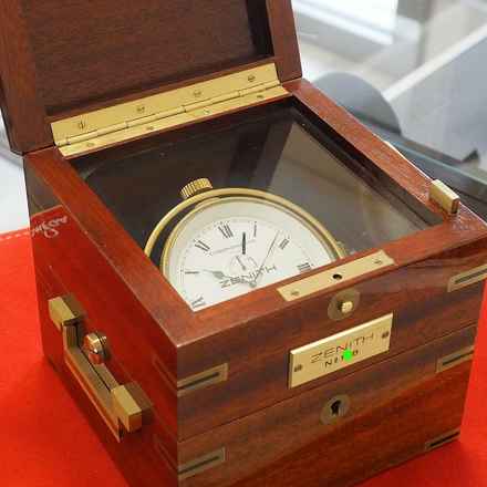  Zenith Desk Chronometer Schiffs-Chronometer top condition  