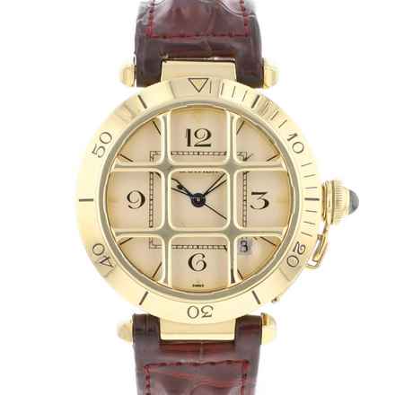  Cartier Pasha 38mm Grill Automatic Yellow Gold </h1> 