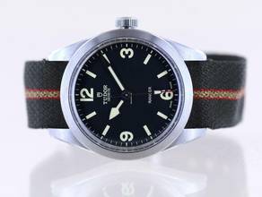 Thumbnail von Tudor Prince Date Oyster Prince Ranger black Top No-Date Natoband Automatic B+P </h1>