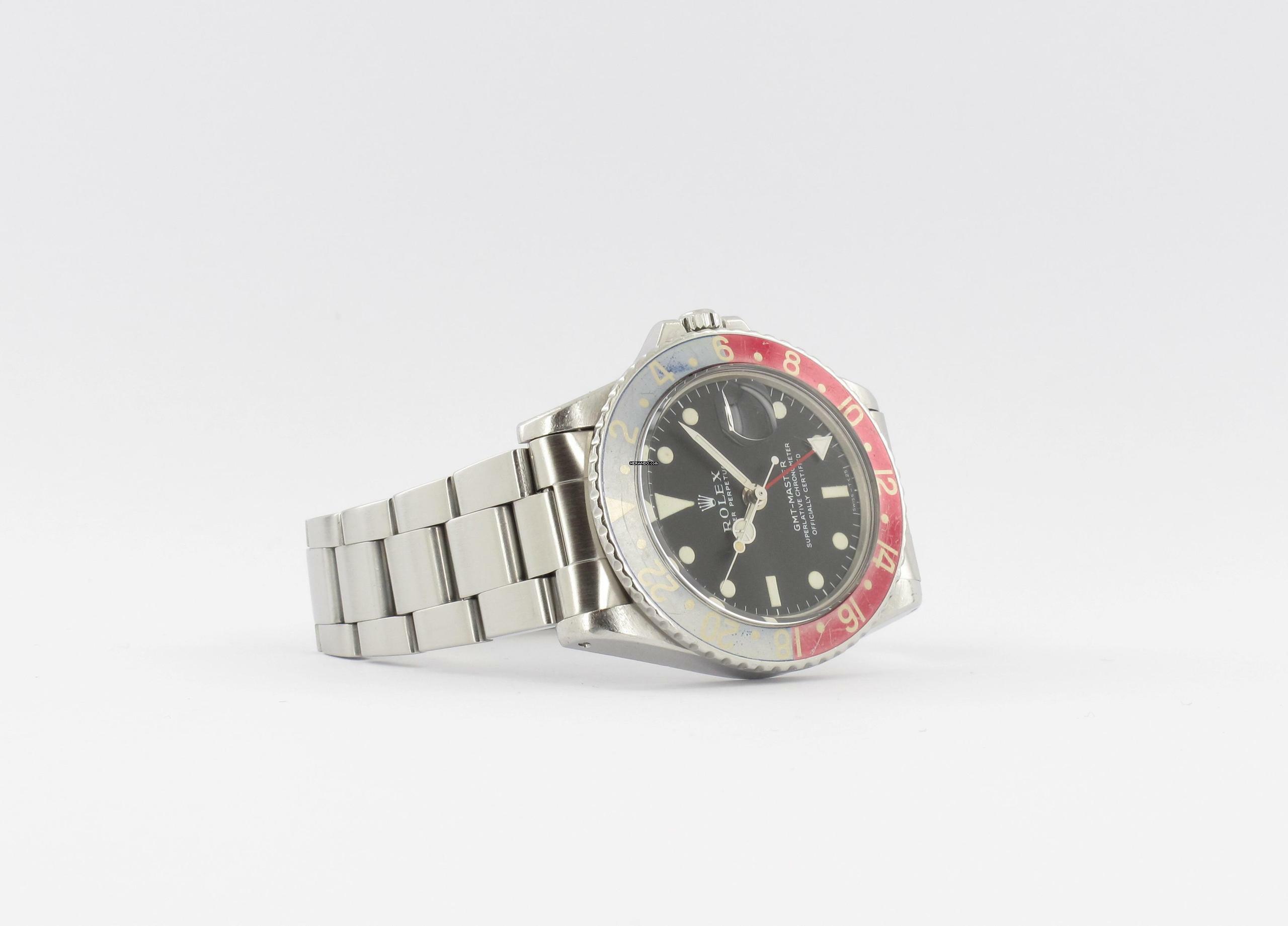 Thumbnail von Rolex GMT-Master Long E Unpolished Redback Insert