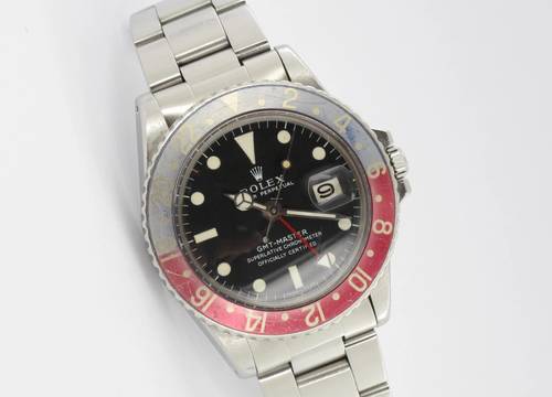  Rolex GMT-Master Long E Unpolished Redback Insert 