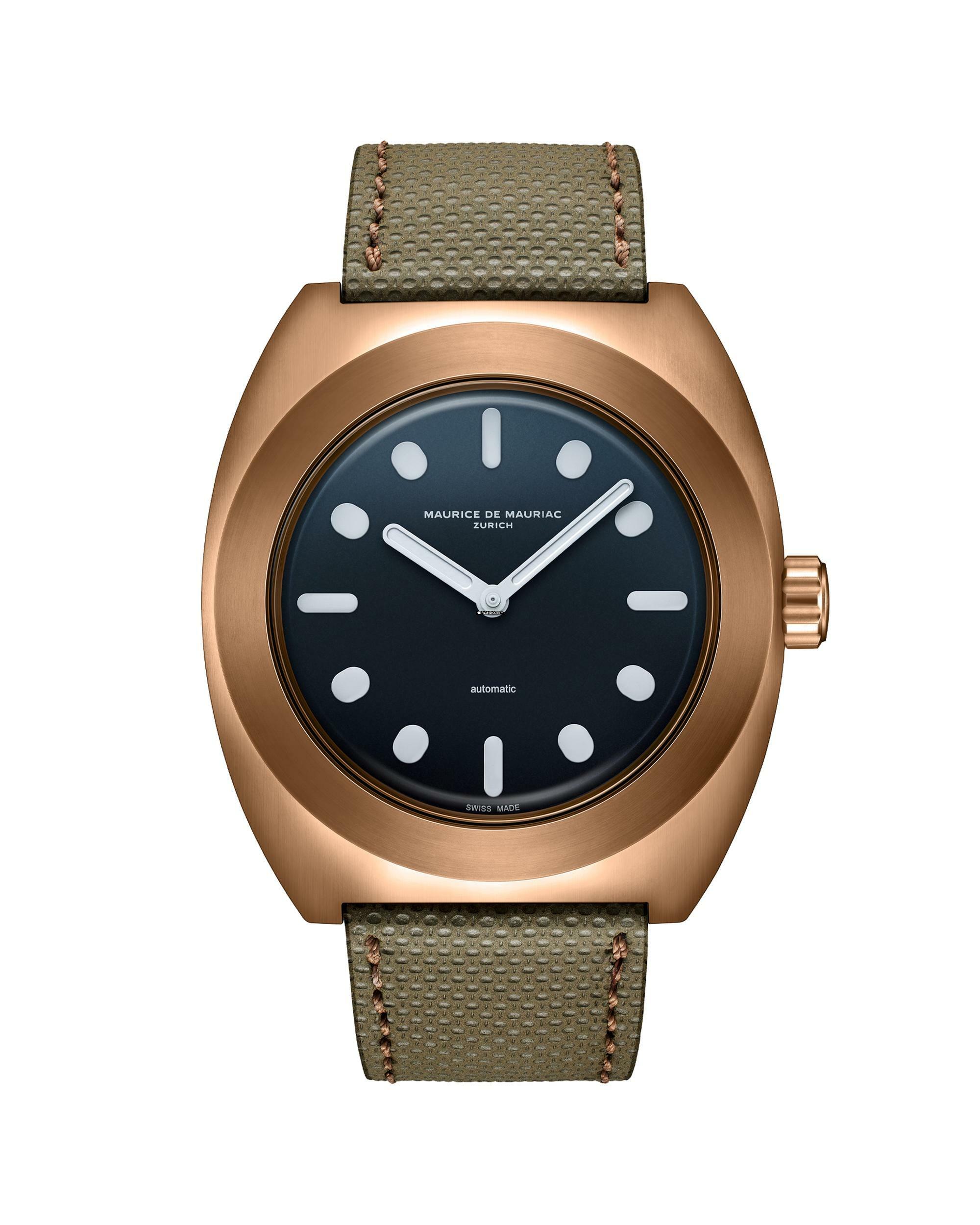 Maurice de Mauriac Pillow Watch Bronze