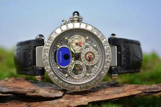 Thumbnail von Cartier Pasha Perpetual Tourbillon Automatik 10ct Diamanten </h1>