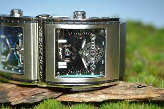 Thumbnail von Jorg Hysek 18kt. Weißgold XX-Ray Double Tourbillon NP 340.000,00 </h1>