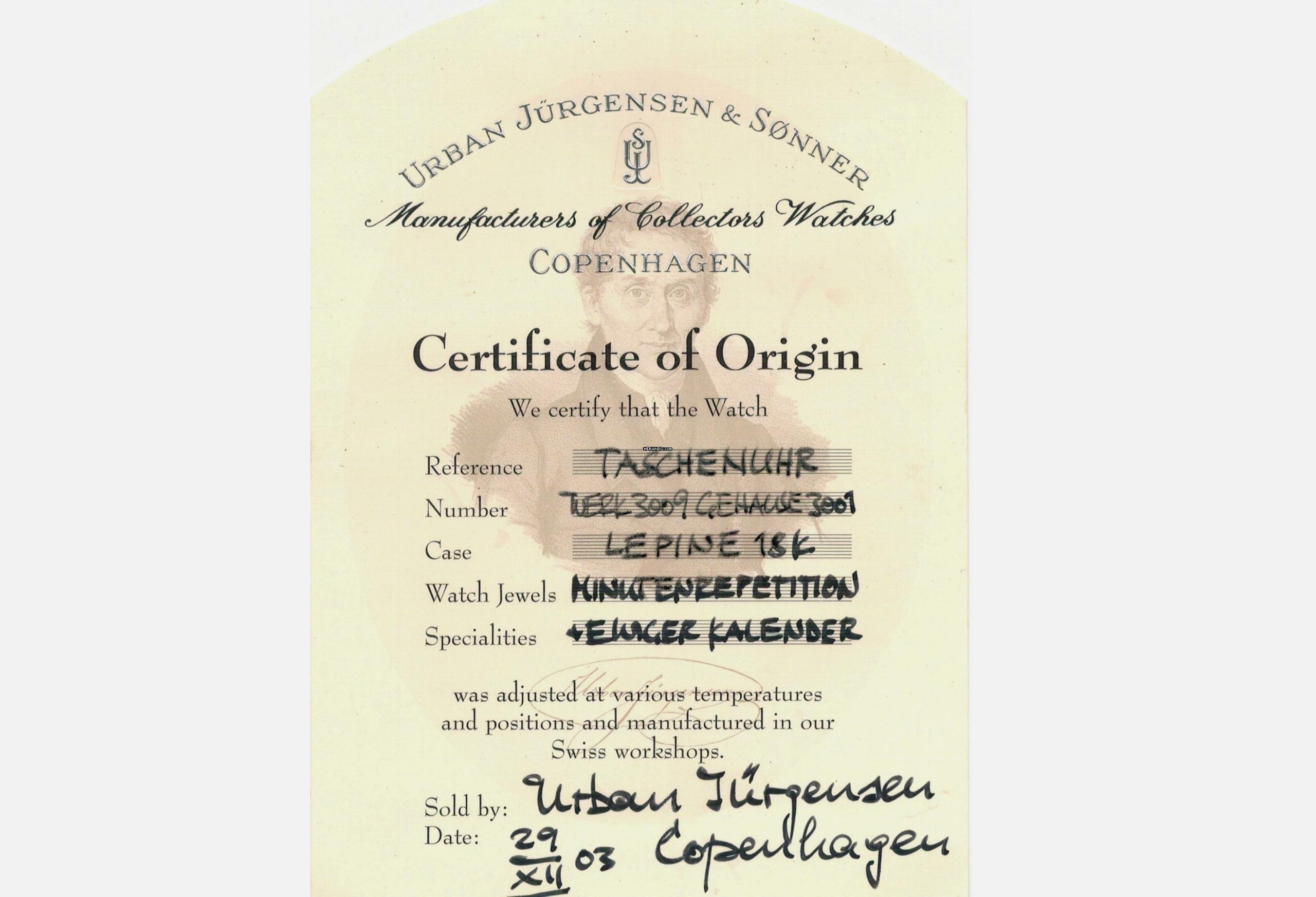 Thumbnail von Urban Jürgensen Grande Perpetual Minuten Repetition NP 755.500,00 </h1>