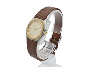 Thumbnail von Ebel Classic Wave Stahl-gold Quarz Damenuhr / Diamant Lünette / Ref 181930 </h1>