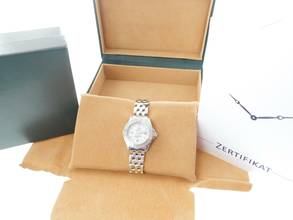 Thumbnail von Breitling Cockpit Lady B-Class / Cockpit Lady mit Perlmuttzifferblatt und Pilotband im Top Zustand </h1>