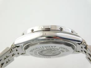 Thumbnail von Breitling Cockpit Lady B-Class / Cockpit Lady mit Perlmuttzifferblatt und Pilotband im Top Zustand </h1>