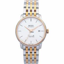 Thumbnail von Mido Baroncelli III M027.407.22.010.00 - Baroncelli III Automatic White Dial Stainless Steel Men's Watch </h1>