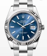 Thumbnail von Rolex Datejust 41 NEW&UNWORN//2021//41MM//BLUE DIAL//REF. 126334//FULL SET # 718