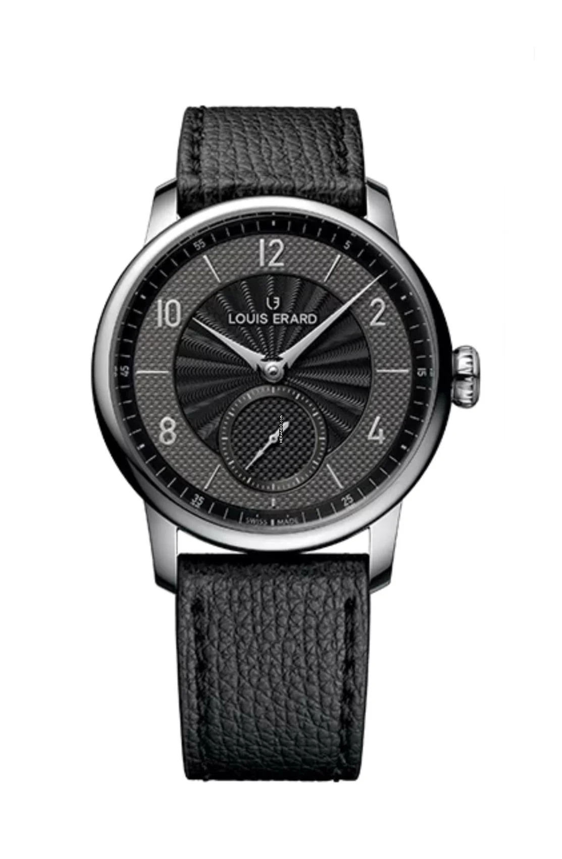  Louis Erard Petite Seconde Guilloché Anthracite Black  