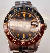Thumbnail von Rolex GMT-Master Vintage GMT Master Pepsi Bakelite Radium von 1958 6542 </h1>