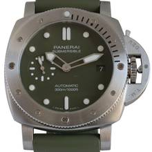 Thumbnail von Panerai Luminor Submersible PAM01055 Verde Militare Limited Full Set 2020’s </h1>