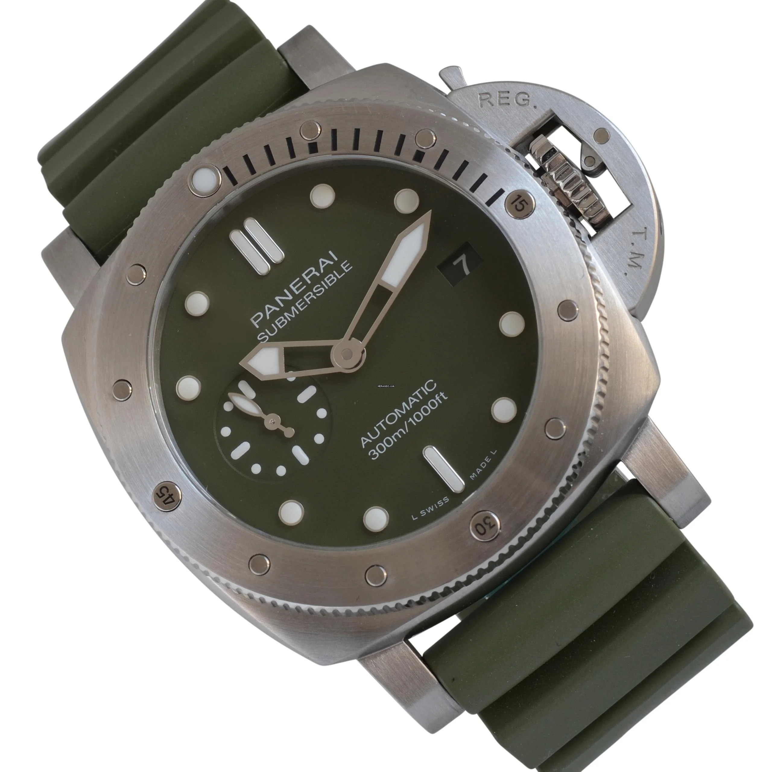  Panerai Luminor Submersible PAM01055 Verde Militare Limited Full Set 2020’s </h1> 