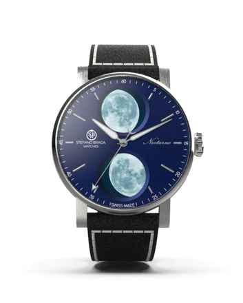  Stefano Braga Watches NOCTURNE MOONPHASE BLUE PRE-ORDER 