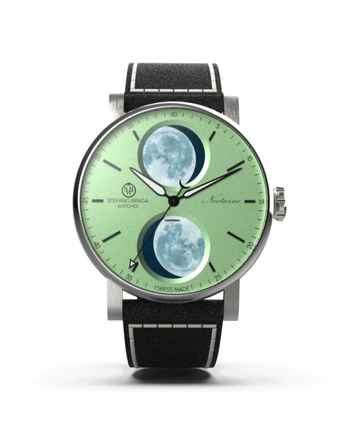  Stefano Braga Watches NOCTURNE MOONPHASE GREEN PRE-ORDER 