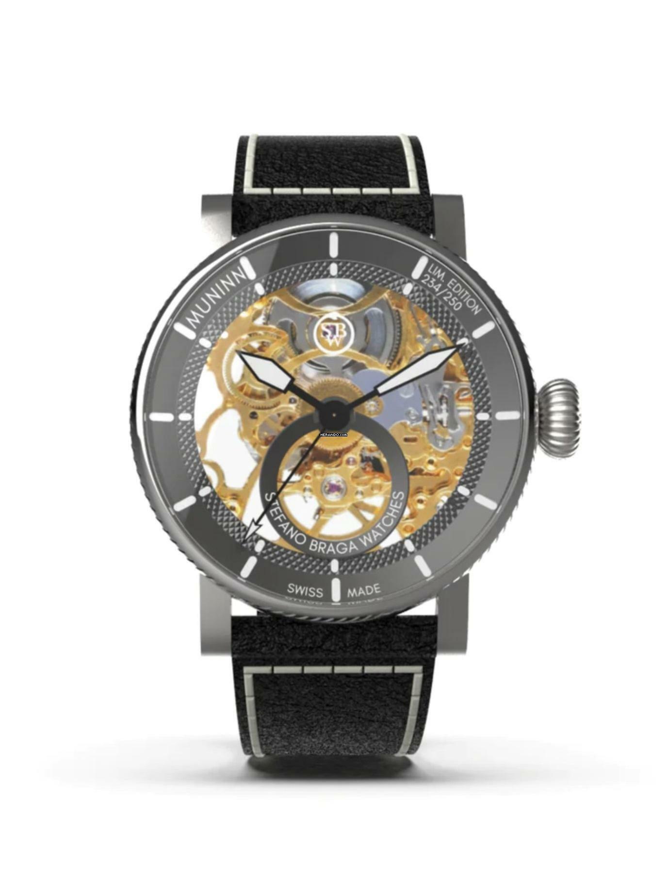 Stefano Braga Watches MUNINN GREY PRE-ORDER