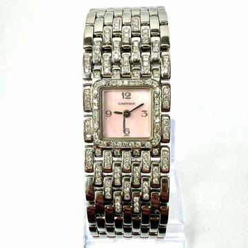  Cartier Panthère RUBAN Quartz Steel 1.32TCW DIAMOND Watch </h1> 