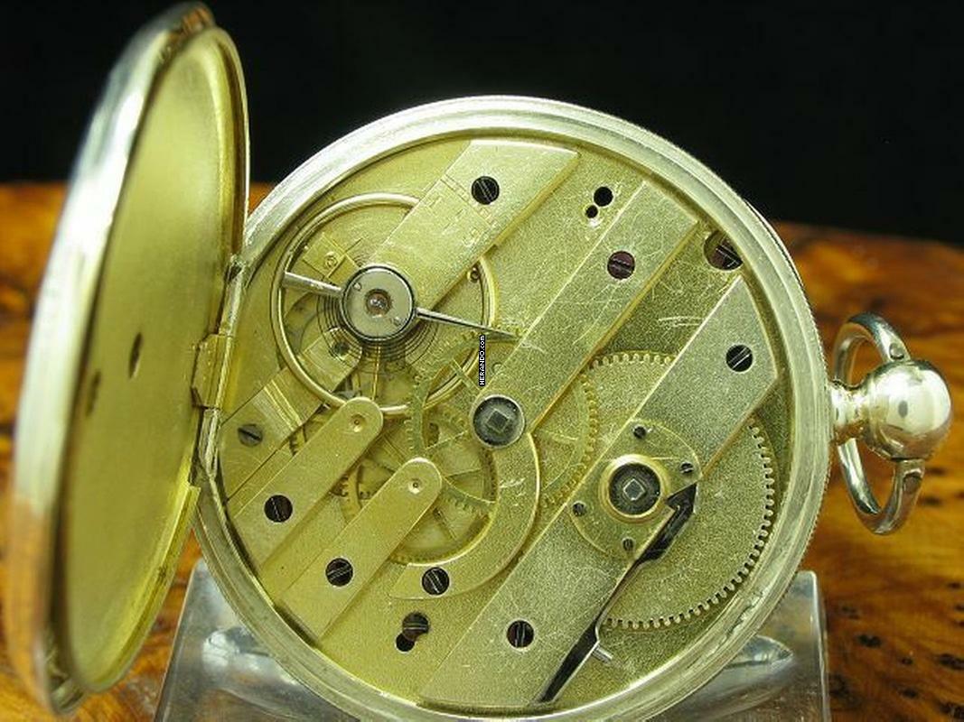 Thumbnail von John Wycherley 800 Silber Open Face Taschenuhr Schlüsselaufzug </h1>