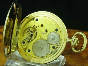 Thumbnail von A. Lange & Söhne 14kt 585 Gelbgold Savonette Taschenuhr / 3-deckel Gold </h1>