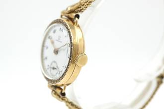 Thumbnail von Omega Ultra Rare Art Deco Model 18K Gold Caliber 23.7 ST1