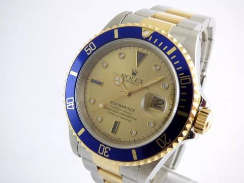  Rolex Submariner Date Gold / Steel Sultan Dial </h1> 