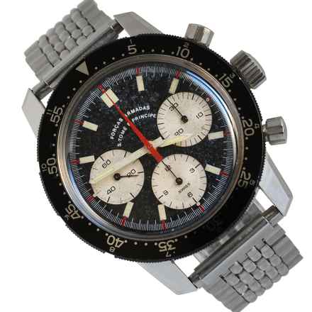  Heuer Leonidas Autavia Military 2446 by Forcas Armadas S. Tome e Principe 1970’s  