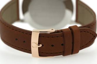 Thumbnail von Omega Automatic Jumbo Ref. 2481-1 18K Rose Gold Bezel Honeycomb Dial Tear Drop Lugs