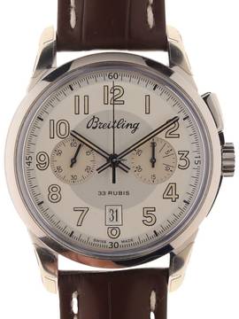  Breitling Transocean Chronograph 1915 Gents manual wind Wristwatch Chronograph Transocean 1915 limited Edition 33 Rubis certified Chronometre Ref. AB1411 </h1> 