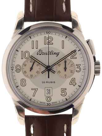  Breitling Transocean Chronograph 1915 Gents manual wind Wristwatch Chronograph Transocean 1915 limited Edition 33 Rubis certified Chronometre Ref. AB1411 </h1> 