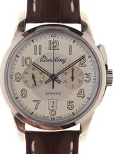 Thumbnail von Breitling Transocean Chronograph 1915 Gents manual wind Wristwatch Chronograph Transocean 1915 limited Edition 33 Rubis certified Chronometre Ref. AB1411 </h1>