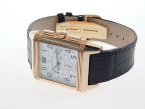 Thumbnail von Jaeger-LeCoultre Reverso Squadra Chronograph GMT Full Set Automatik XL Roségold mit Faltschließe wie Neu </h1>