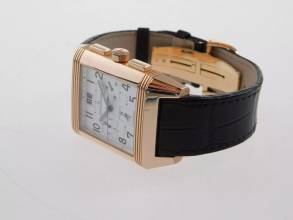 Thumbnail von Jaeger-LeCoultre Reverso Squadra Chronograph GMT Full Set Automatik XL Roségold mit Faltschließe wie Neu </h1>