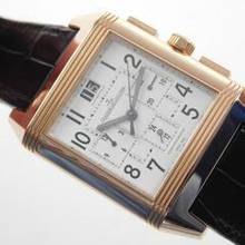 Thumbnail von Jaeger-LeCoultre Reverso Squadra Chronograph GMT Full Set Automatik XL Roségold mit Faltschließe wie Neu </h1>