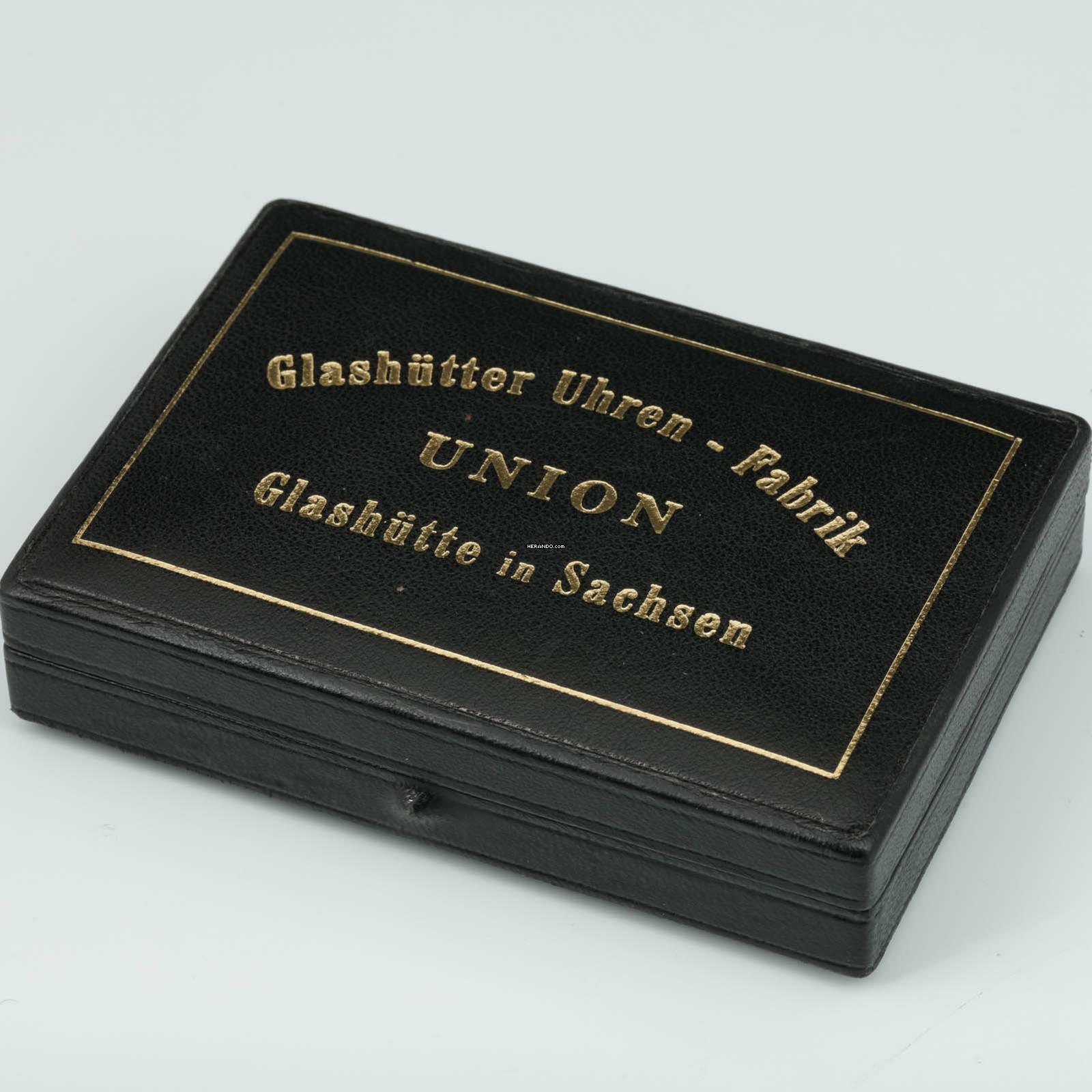 Thumbnail von Glashütter Uhrenfabrik Union Glashütte in Sachsen Louis XV Savonette 18k Gold exzellente Qualität sehr schöner Zustand 1910