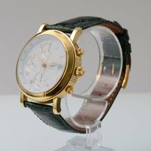 Thumbnail von Longines Chronograph Date Ernest Francillon yellow gold 18KT Full Set NEW 2004’s </h1>