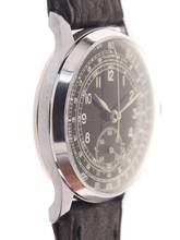 Thumbnail von Venus Gents / Unisex 1-Button Chronograph Wristwatch medium / small size manual wind Mono – Poussoir </h1>