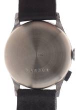 Thumbnail von Venus Gents / Unisex 1-Button Chronograph Wristwatch medium / small size manual wind Mono – Poussoir </h1>