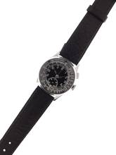 Thumbnail von Venus Gents / Unisex 1-Button Chronograph Wristwatch medium / small size manual wind Mono – Poussoir </h1>