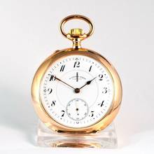 Thumbnail von A. Lange & Söhne Taschenuhr 1 A Ausführung Handaufzug 750/000 Rotgold 56 mm 1901 </h1>