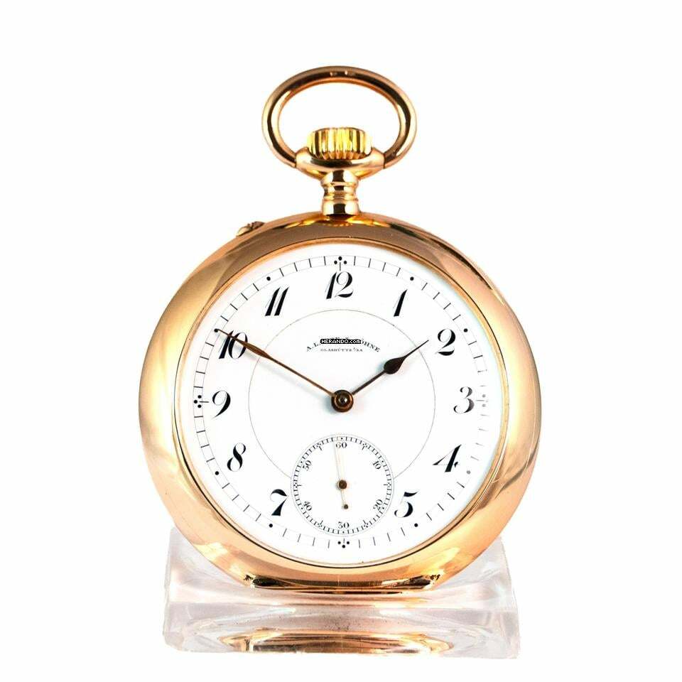  A. Lange & Söhne Taschenuhr 1 A Ausführung Handaufzug 750/000 Rotgold 56 mm 1901 </h1> 