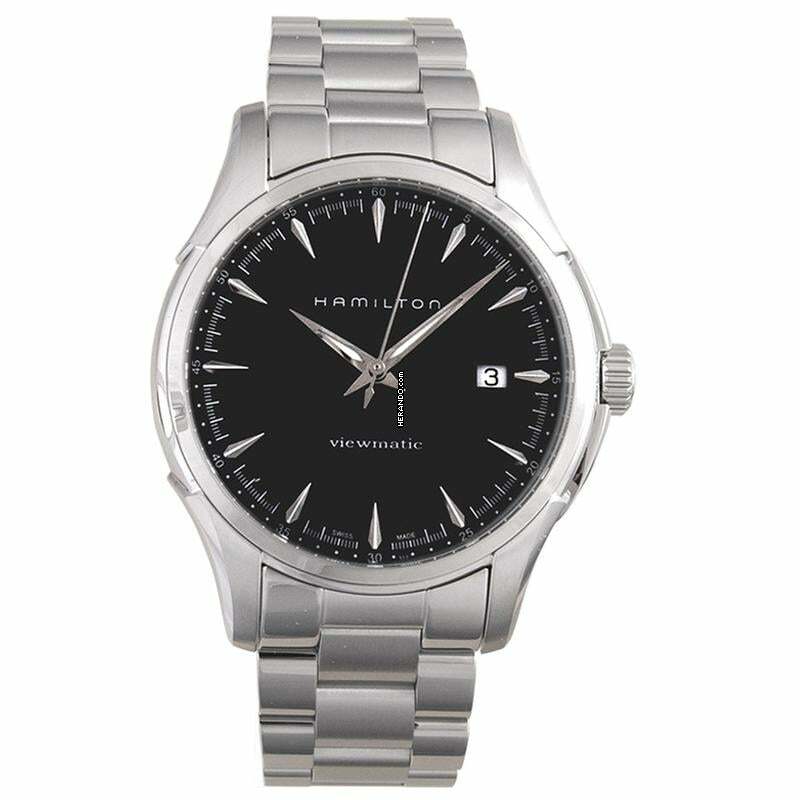 Hamilton Jazzmaster Viewmatic H32665131 - Jazzmaster Automatic Black Dial Stainless Steel Men's Watch </h1>