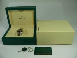 Thumbnail von Rolex Datejust 36 18kt Gold/stahl Automatic Herrenuhr / 2021 Wimbledon / 126233 </h1>