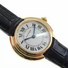 Thumbnail von Cartier 18 Karat Gelbgold Ellipse Paris Dial Handaufzug Damenuhr 26 mm </h1>