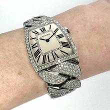 Thumbnail von Cartier La Dona de Cartier 2835 Quartz 28mm Steel 6.08TCW Diamond Watch </h1>