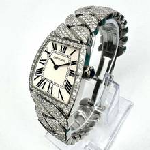 Thumbnail von Cartier La Dona de Cartier 2835 Quartz 28mm Steel 6.08TCW Diamond Watch </h1>