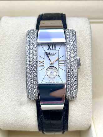  Chopard La Strada 23mm Ladies Watch Box/papers La Strada 18k Like NEW with Box&Papers 