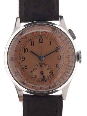  Venus Gents / Unisex 1-Button Chronograph Wristwatch medium / small size manual wind Mono – Poussoir  