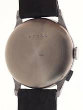 Thumbnail von Venus Gents / Unisex 1-Button Chronograph Wristwatch medium / small size manual wind Mono – Poussoir